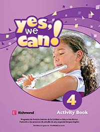 Yes, We Can! 4 Cuaderno de Actividades, Editorial: Richmond Publishing, Nivel: Primaria, Grado: 4