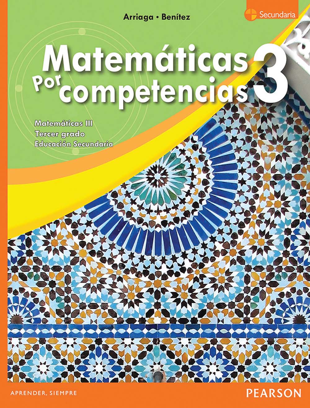 Matemáticas 3. Por competencias, Editorial: Pearson Educación, Nivel: Secundaria, Grado: 3