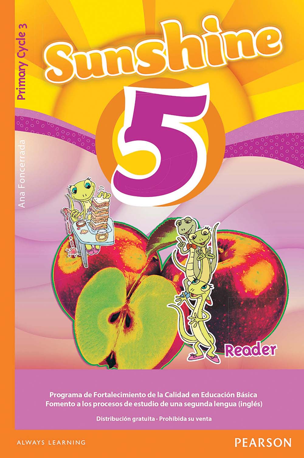 Sunshine 5 Libro de Lectura, Editorial: Pearson Educación, Nivel: Primaria, Grado: 5