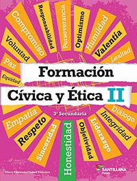 Formación Cívica y Ética II. Santillana Ateneo, Editorial: Santillana, Nivel: Secundaria, Grado: 3