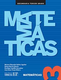 Matemáticas 3, Editorial: Terracota, Nivel: Secundaria, Grado: 3