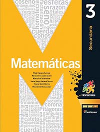 Matemáticas 3. Santillana Horizontes, Editorial: Santillana, Nivel: Secundaria, Grado: 3