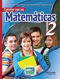 Convive con las Matemáticas 2, Editorial: Méndez Cortés Editores, Nivel: Secundaria, Grado: 2