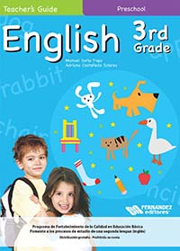 English 3rd Grade Preschool Guía Didáctica, Editorial: Fernández Editores, Nivel: Preescolar, Grado: 3