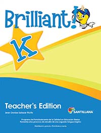 Brilliant K Guía Didáctica, Editorial: Santillana, Nivel: Preescolar, Grado: 3