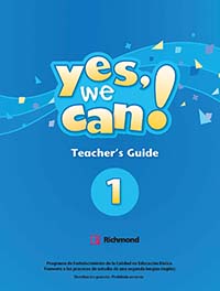 Yes, We Can 1 Guía Didáctica, Editorial: Richmond Publishing, Nivel: Primaria, Grado: 1