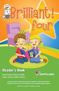 Brilliant! Four Libro de Lectura, Editorial: Santillana, Nivel: Primaria, Grado: 4