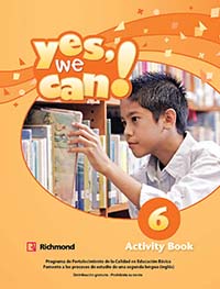 Yes, We Can! 6 Cuaderno de Actividades, Editorial: Richmond Publishing, Nivel: Primaria, Grado: 6