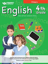 English 4th Grade Primary Cuaderno de Actividades, Editorial: Fernández Editores, Nivel: Primaria, Grado: 4