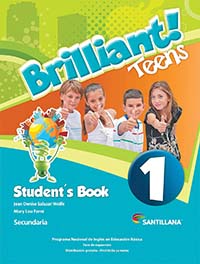 Brilliant! Teens 1, Editorial: Santillana, Nivel: Secundaria, Grado: 1